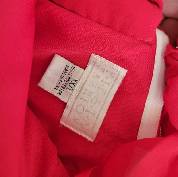 Fiesta Fashion - Red Long Prom Gown - Picture 7 of 8